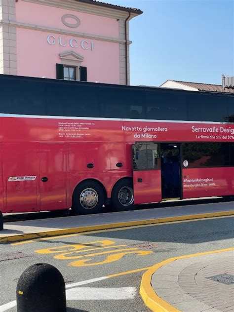 serravalle designer outlet shuttle bus